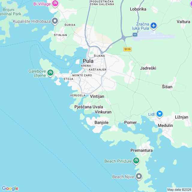Approximate location