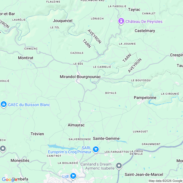 Approximate location