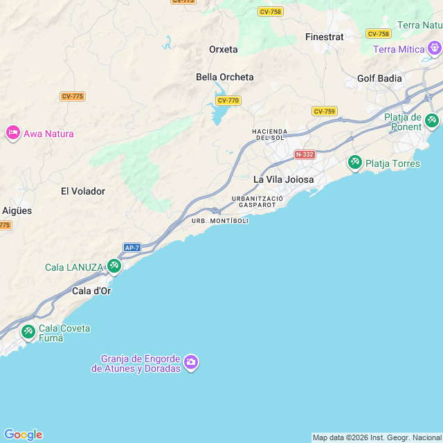Approximate location