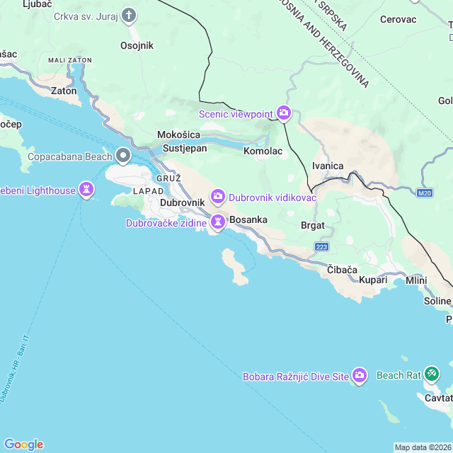 Approximate location