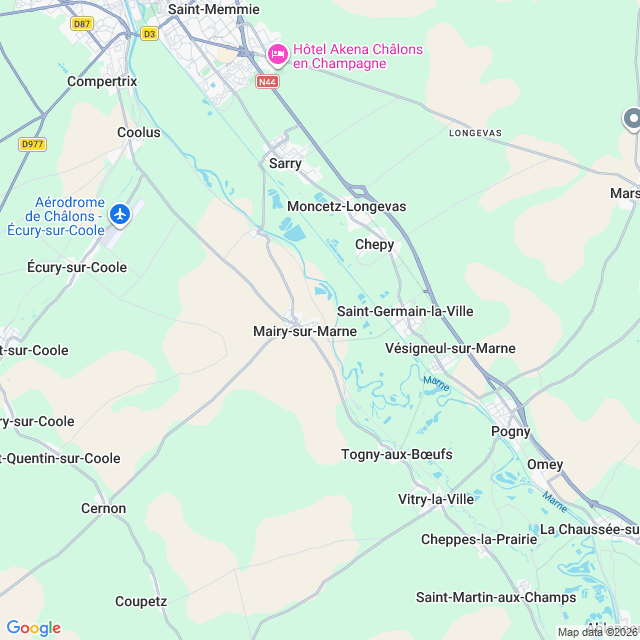Approximate location