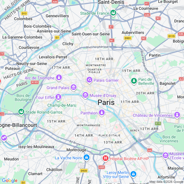 Approximate location