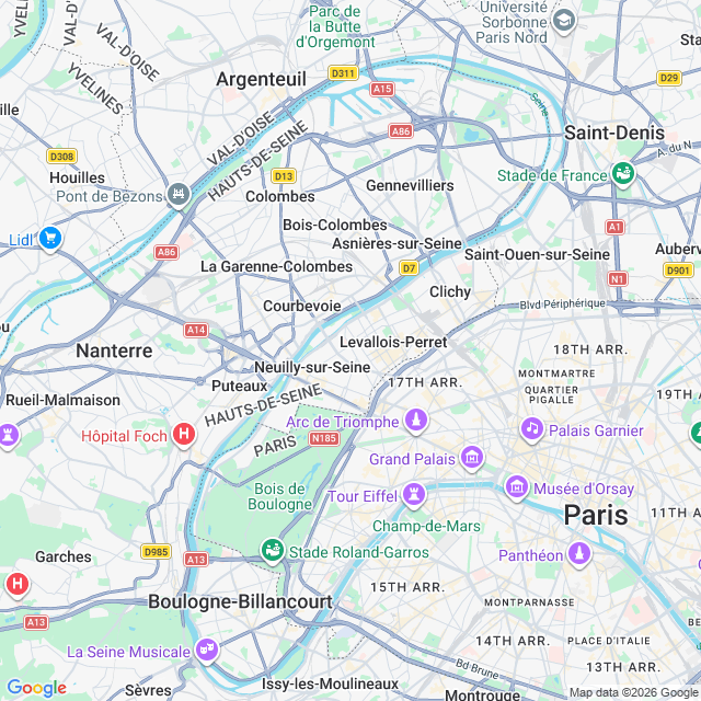 Approximate location