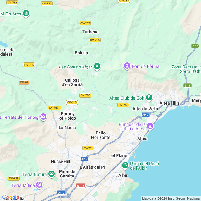 Approximate location