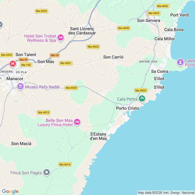 Approximate location