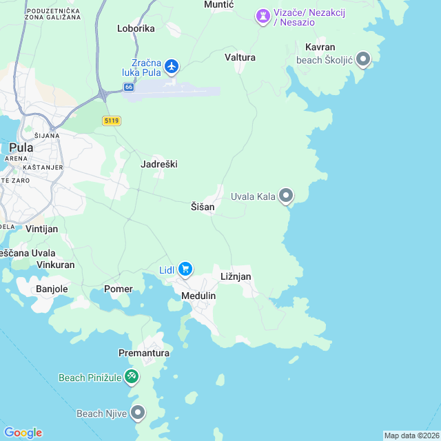 Approximate location