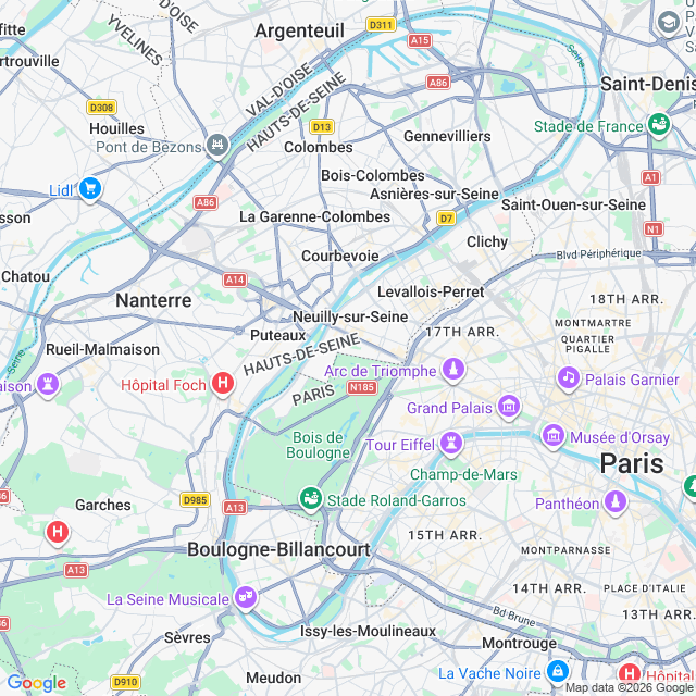 Approximate location