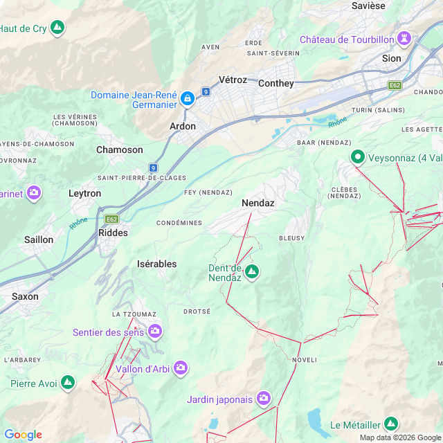 Approximate location