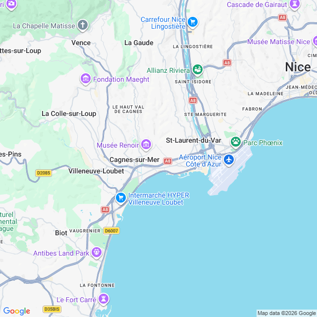 Approximate location