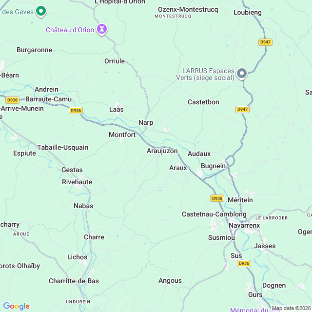 Approximate location