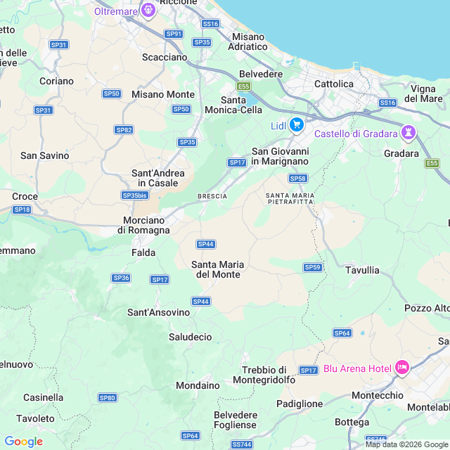 Approximate location