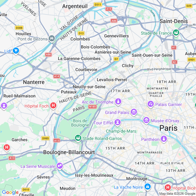 Approximate location