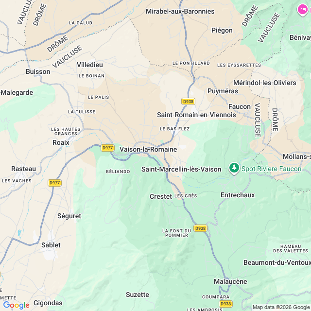 Approximate location
