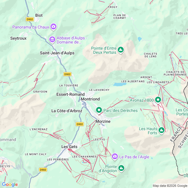 Approximate location