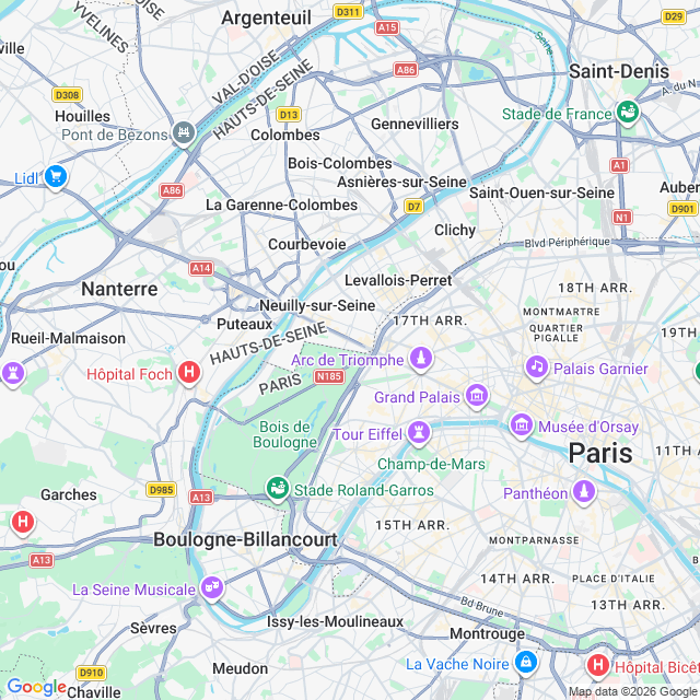 Approximate location