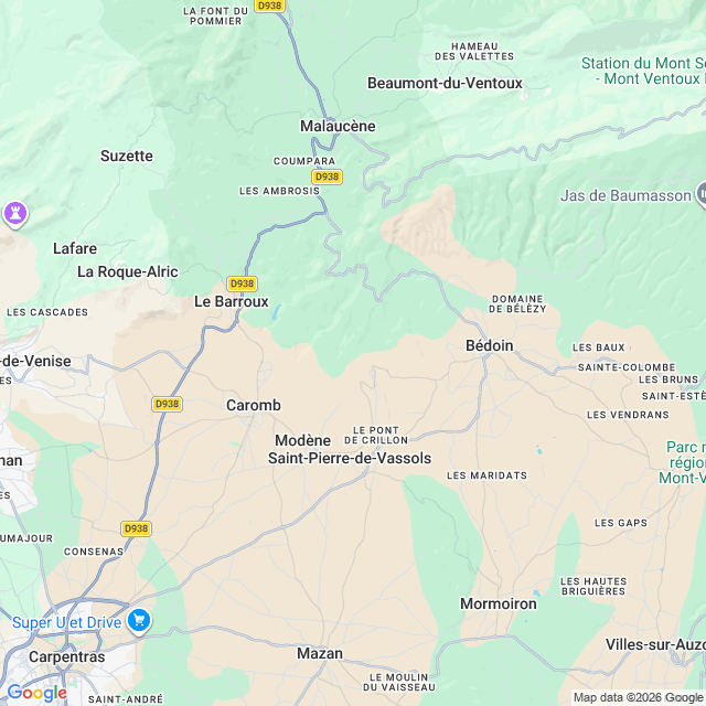 Approximate location