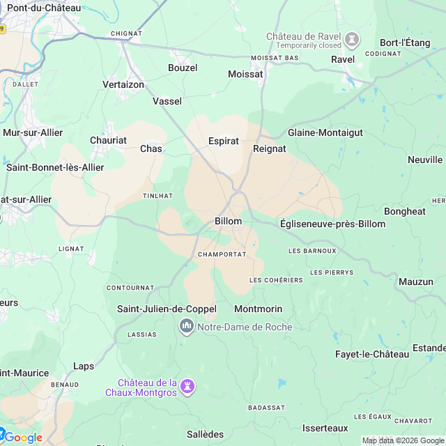 Approximate location