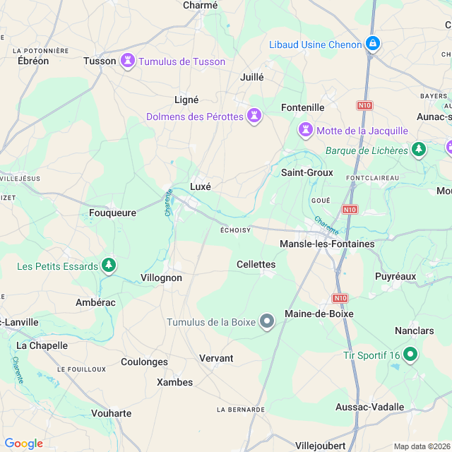 Approximate location