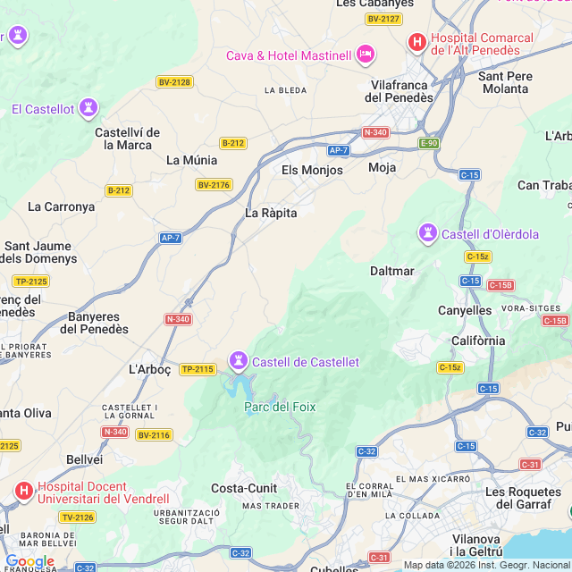 Approximate location