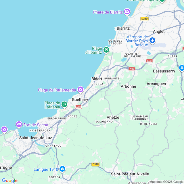 Approximate location