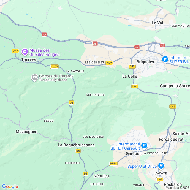 Approximate location