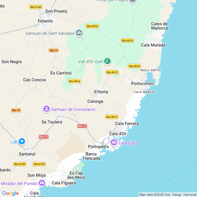 Approximate location
