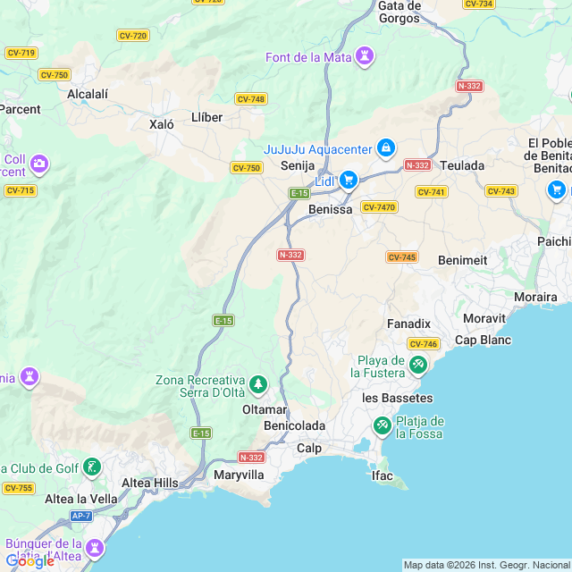 Approximate location