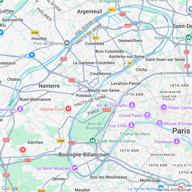 Approximate location