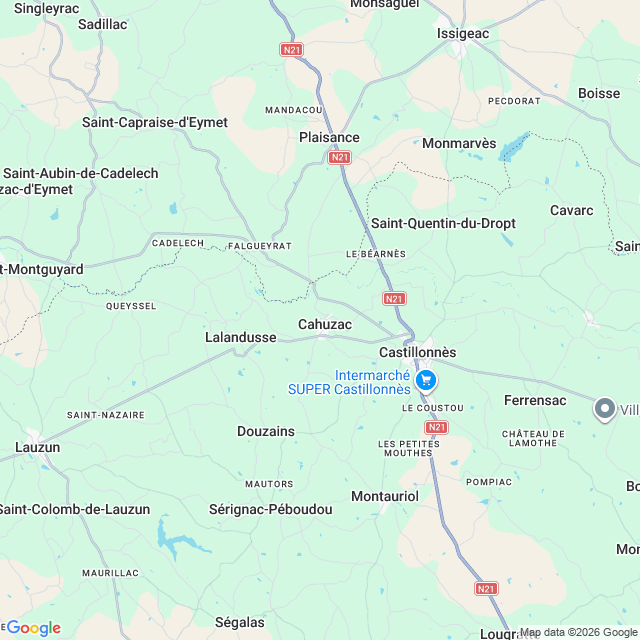 Approximate location