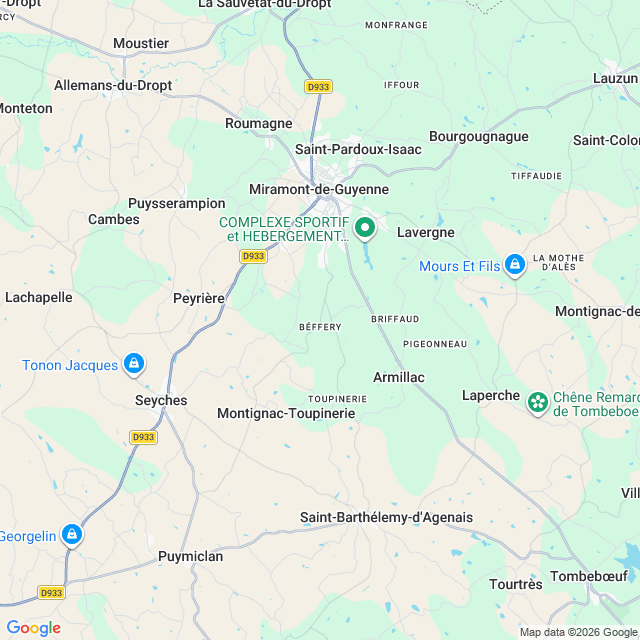Approximate location