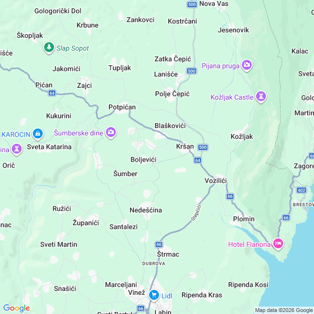 Approximate location