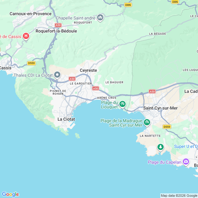 Approximate location