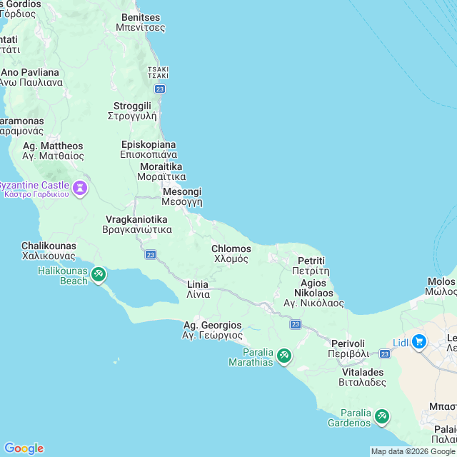 Approximate location