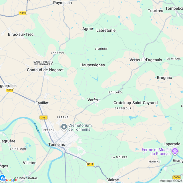 Approximate location