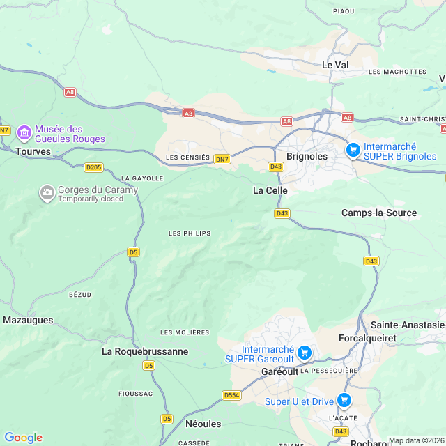 Approximate location