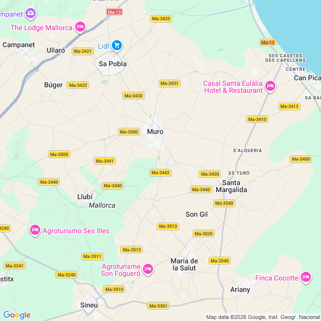 Approximate location