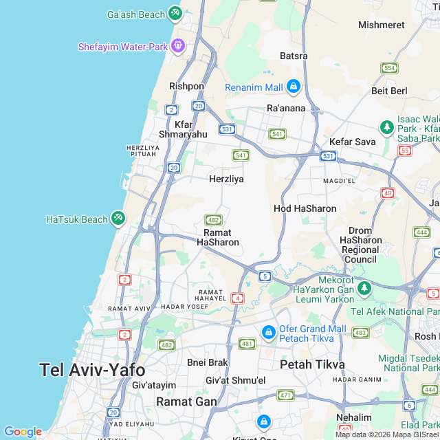 Approximate location