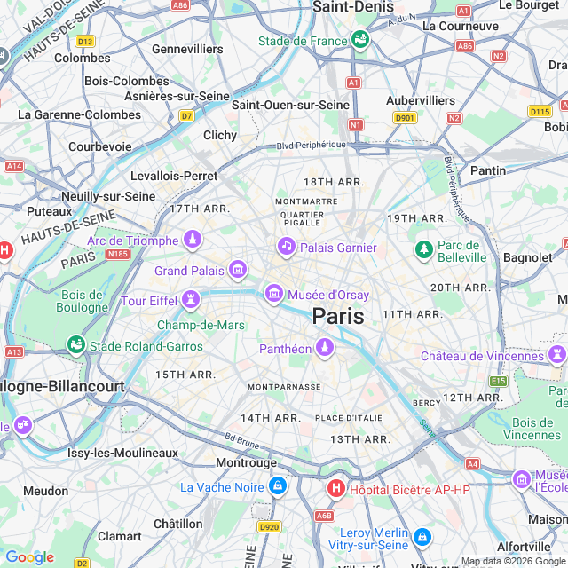 Approximate location