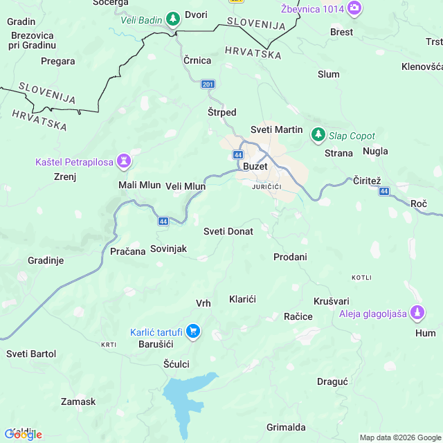 Approximate location