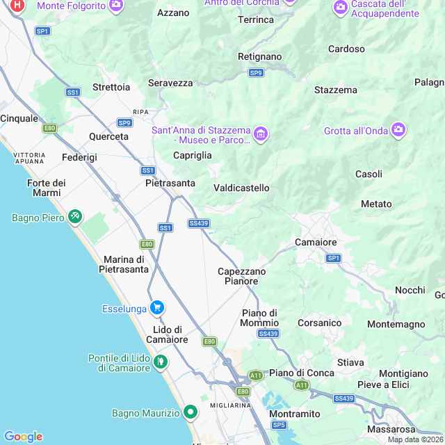 Approximate location