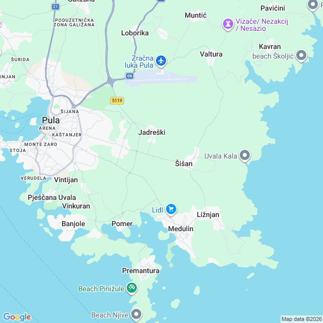 Approximate location