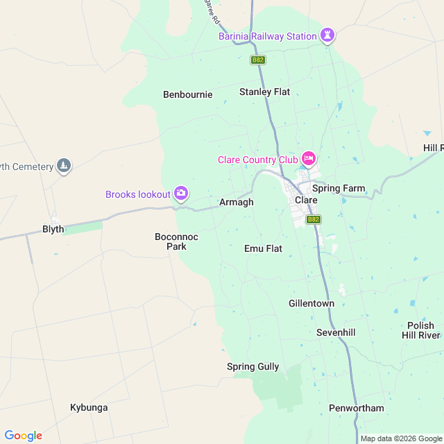 Approximate location