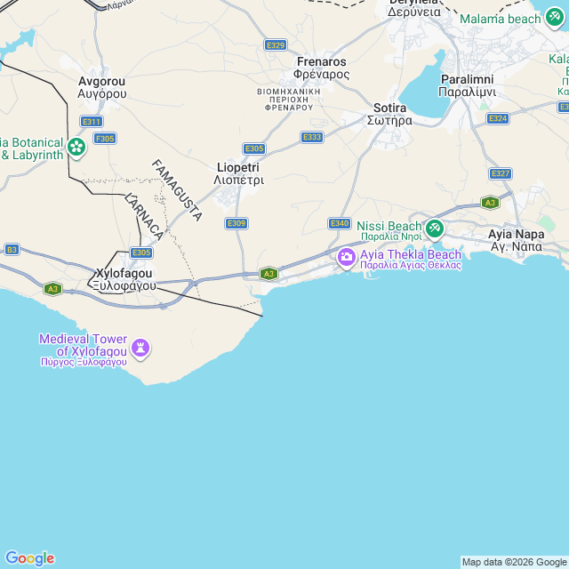 Approximate location
