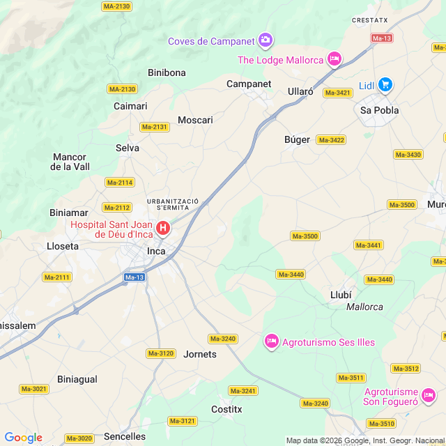 Approximate location
