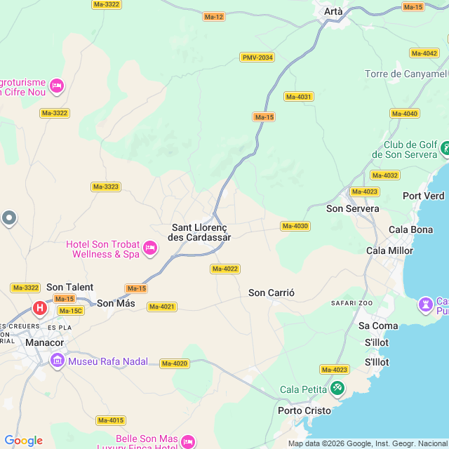Approximate location