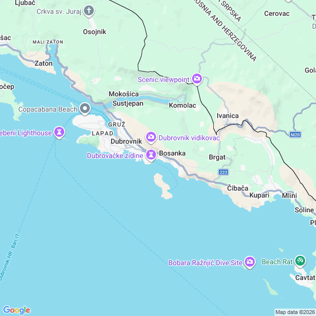Approximate location