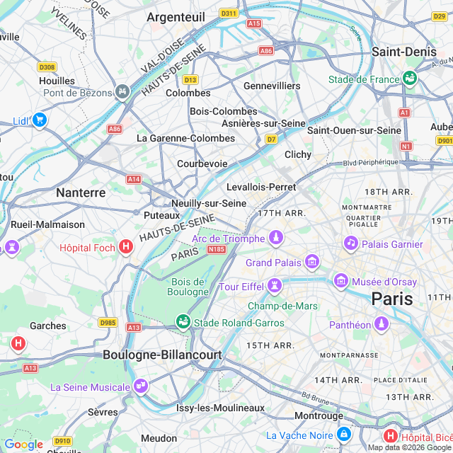 Approximate location