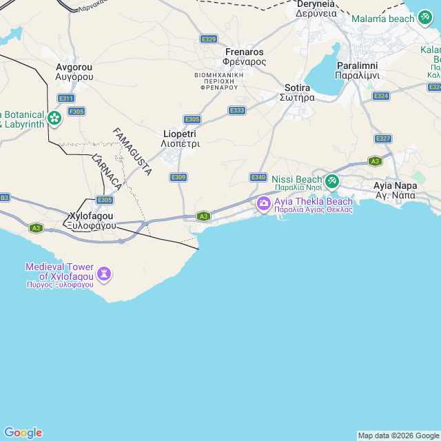 Approximate location