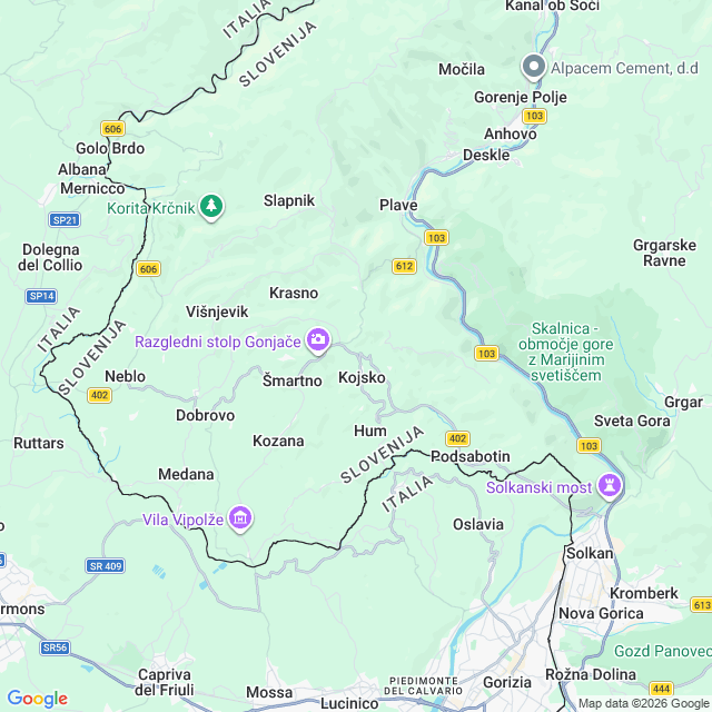 Approximate location