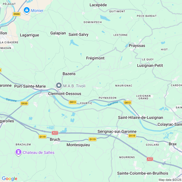 Approximate location